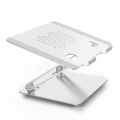 OEM ODM White Universal Adjustable Ultra Thin Slim Sit Vertical Metal Stand Laptop Desk